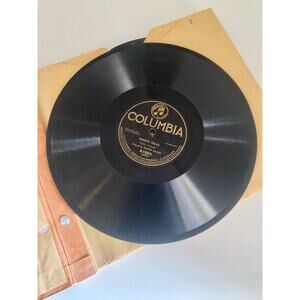 VTG Lot of 10 Gramophone Disc Records Old Collection Music Decca Columbia
